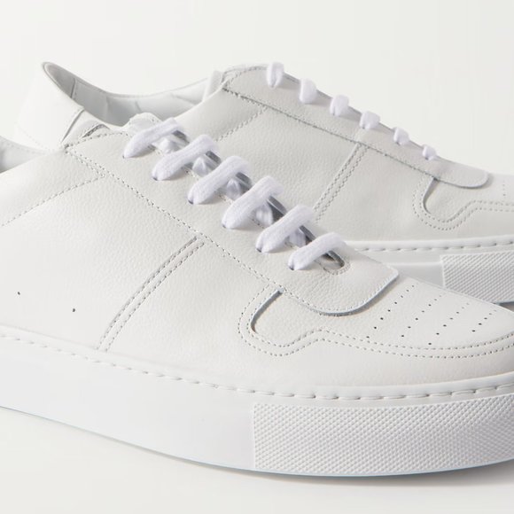 COMMON PROJECTS BBall Duo Full-Grain Leather Sneakers - Picture 2 of 4